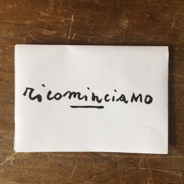 Ricominciamo! Un post di servizio, per dire che ne scriveremo degli altri