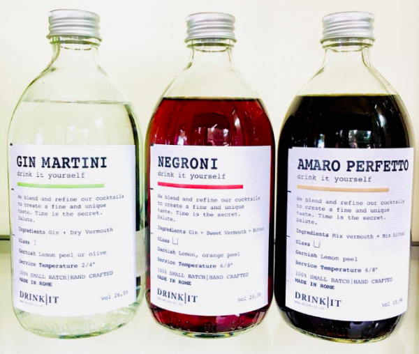 Drink-It | Sono arrivati i cocktail in bottiglia: Amaro Perfetto, Gin Martini e Negroni