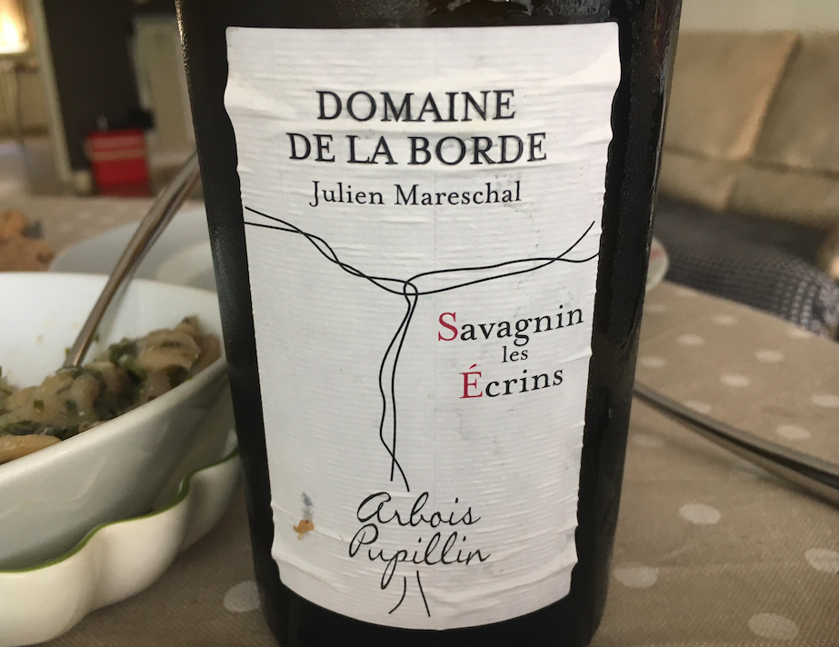 Avvicinamento alle delizie dello Jura: Arbois Pupillin Savagnin les Ecrins 2012, Domaine de la Borde