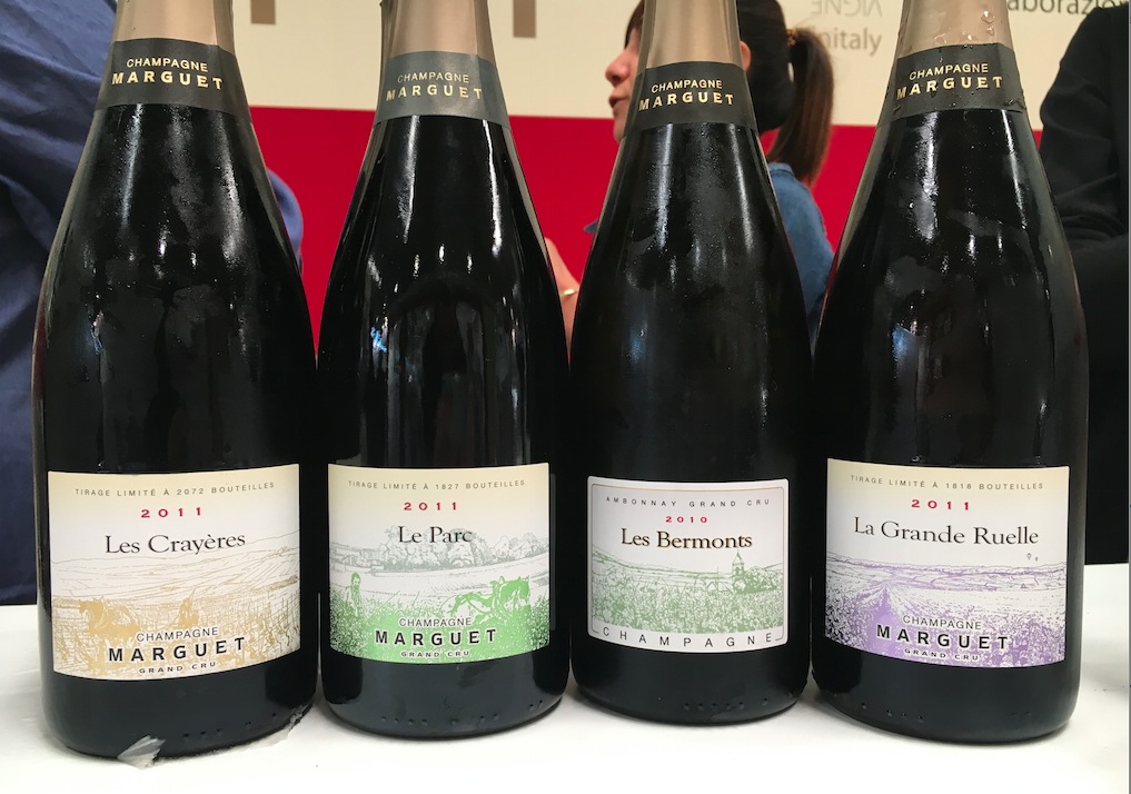 Marguet e i suoi 4 lieux dits di Champagne nella bolgia del Vinitaly
